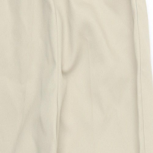 Slimma Womens Beige   Trousers  Size 12 L22.5 in