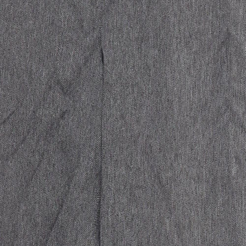 Debenhams Womens Grey Herringbone  Trousers  Size 12 L29 in