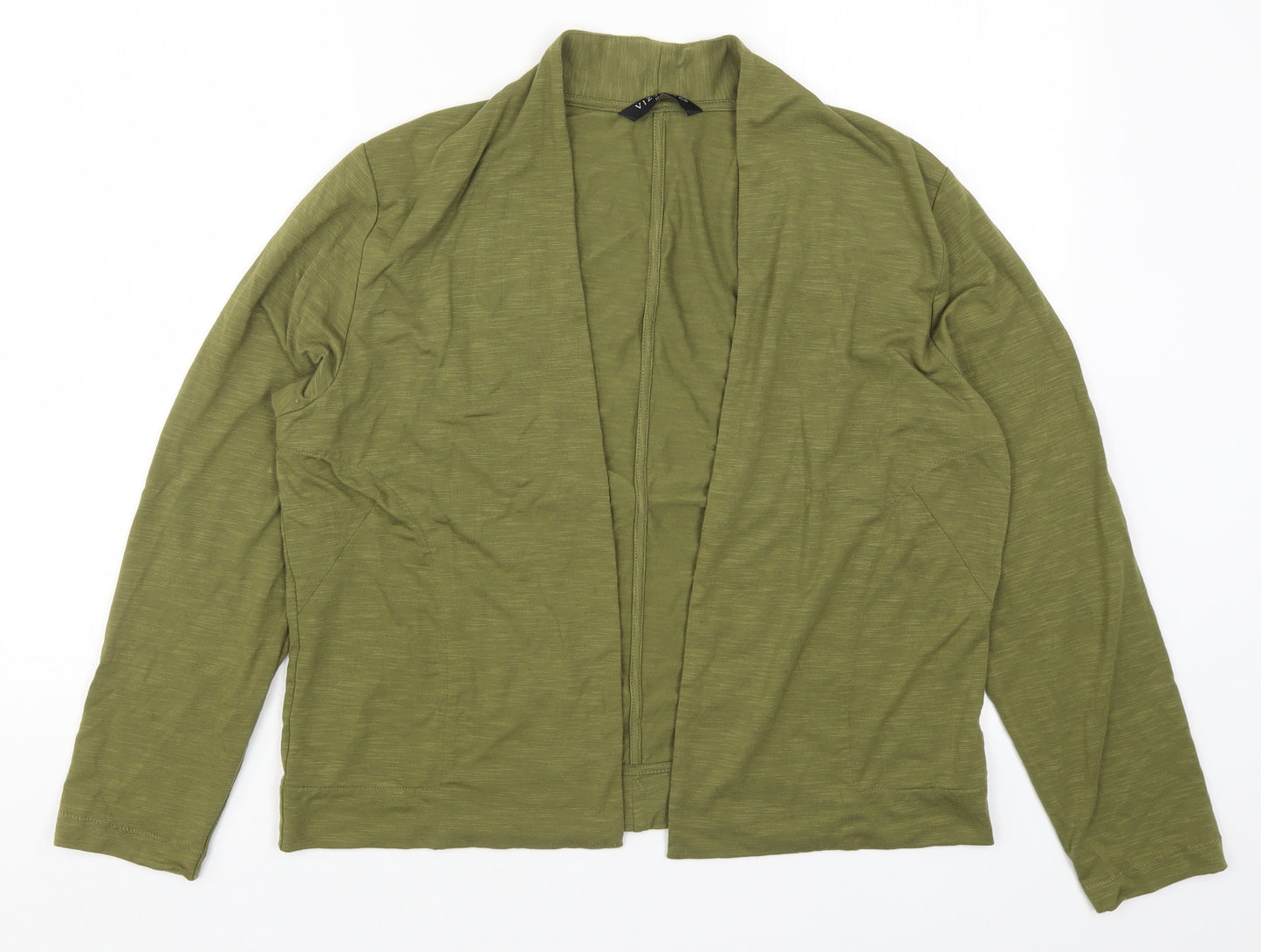 Viza Viz Womens Green   Cardigan Jumper Size 12