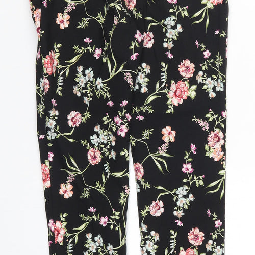 Primark Womens Multicoloured Floral  Carrot Leggings Size 12 L26 in