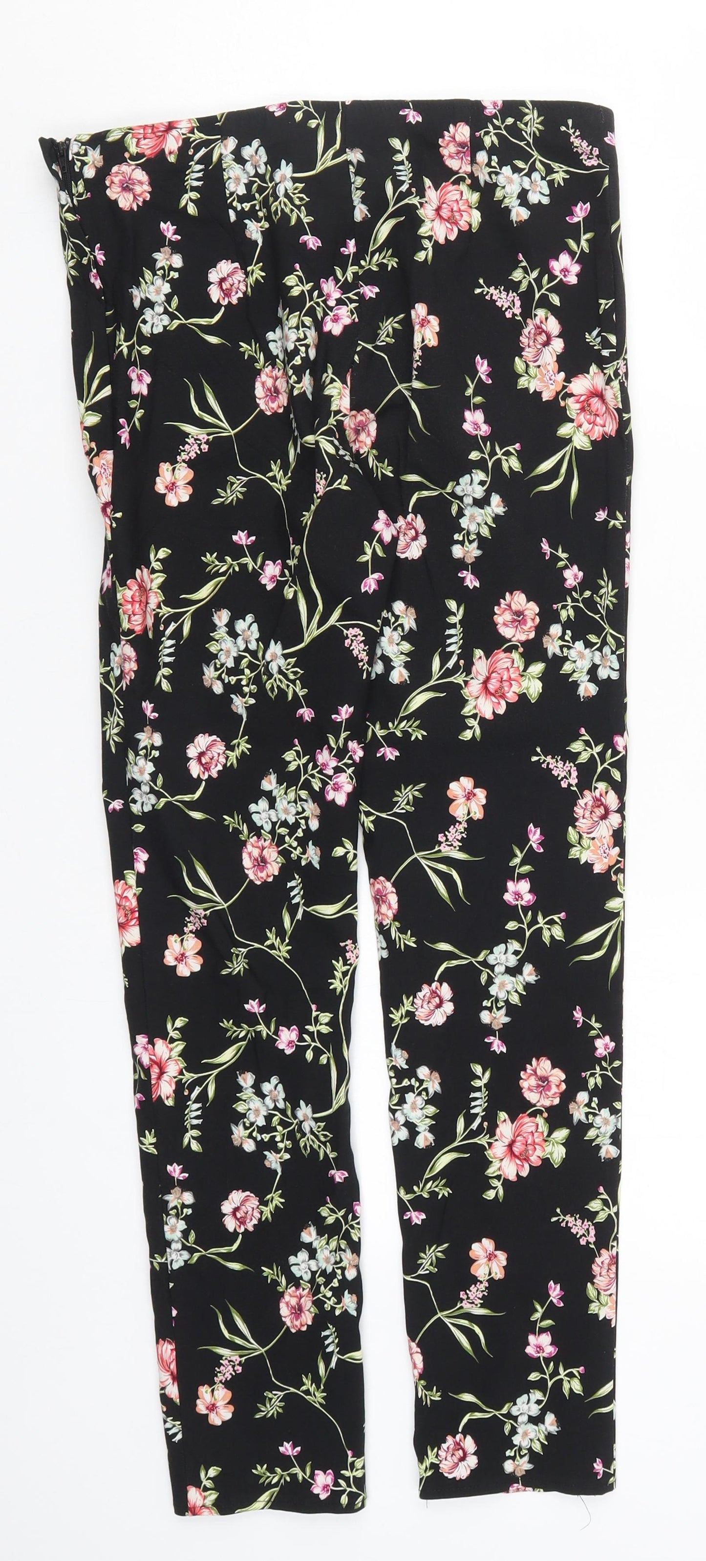 Primark Womens Multicoloured Floral  Carrot Leggings Size 12 L26 in
