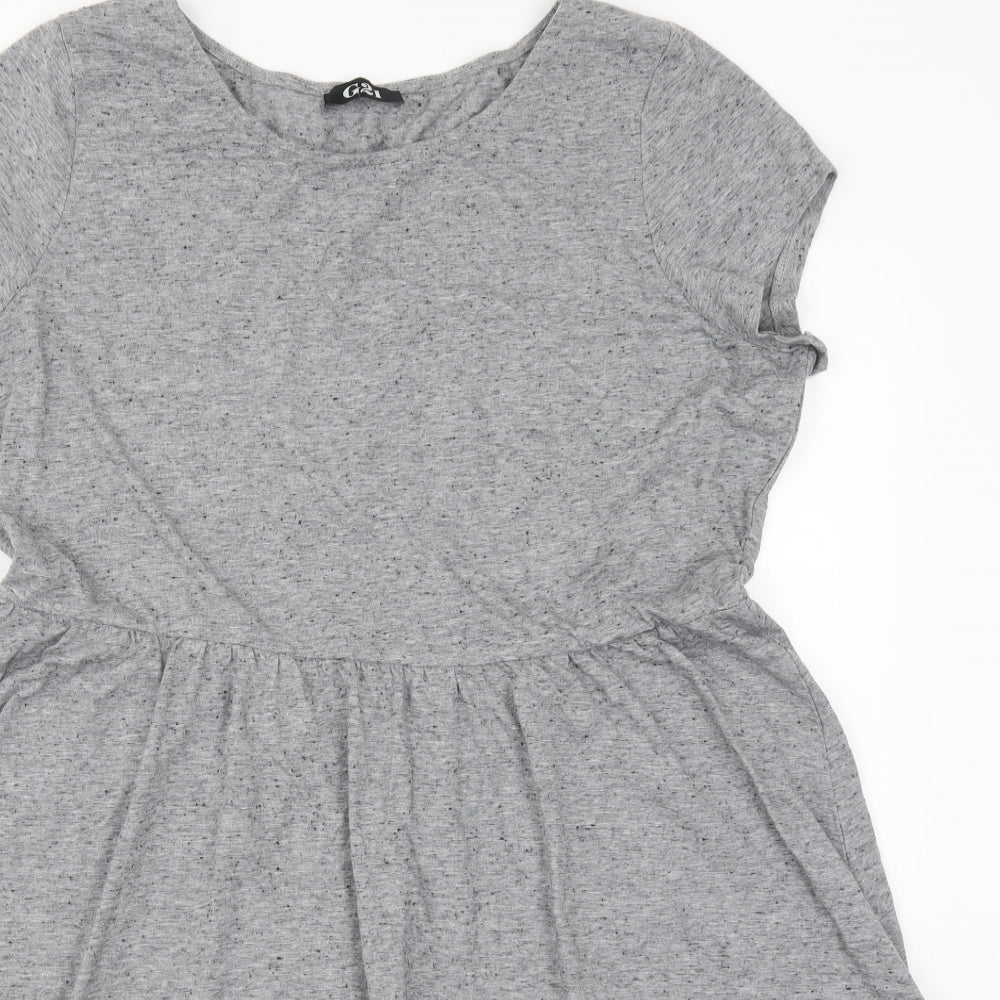 George Womens Grey   Skater Dress  Size 20