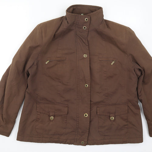 Klass Womens Brown   Jacket  Size L
