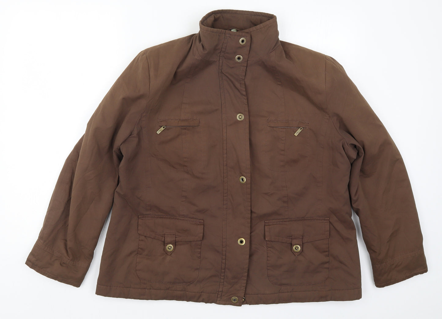 Klass Womens Brown   Jacket  Size L