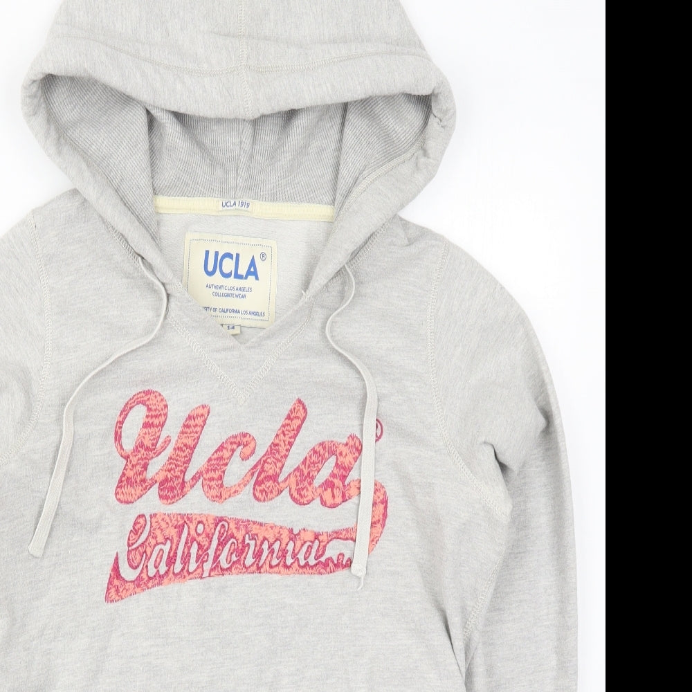 UCLA Womens Grey   Pullover Hoodie Size 14
