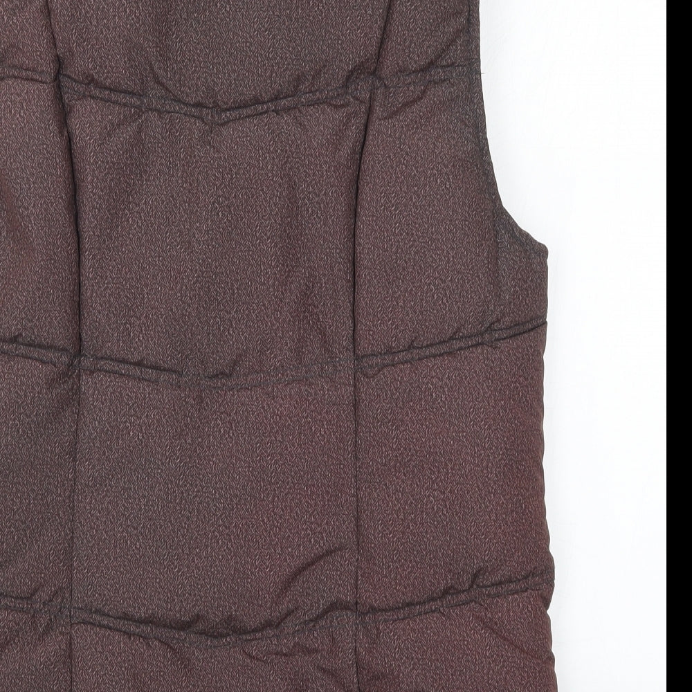 TU Womens Red   Gilet Coat Size 14  - Burgundy