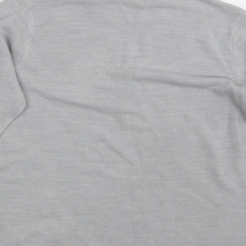 Classic Womens Grey   Pullover Sweatshirt Size 10