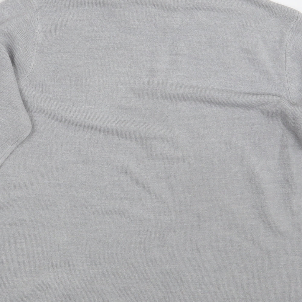 Classic Womens Grey   Pullover Sweatshirt Size 10