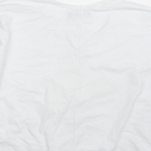 Preworn Womens White   Basic T-Shirt One Size
