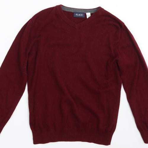 Place Womens Purple   Pullover Jumper Size 14