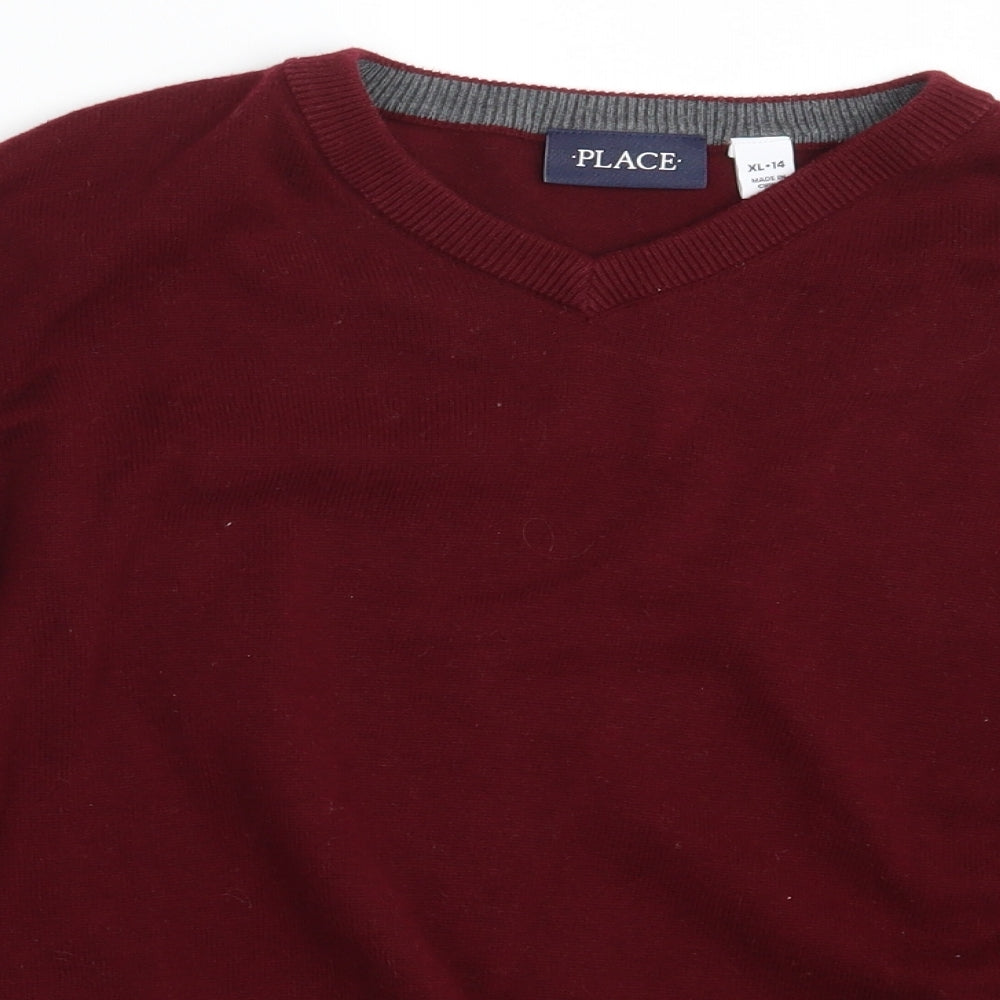 Place Womens Purple   Pullover Jumper Size 14