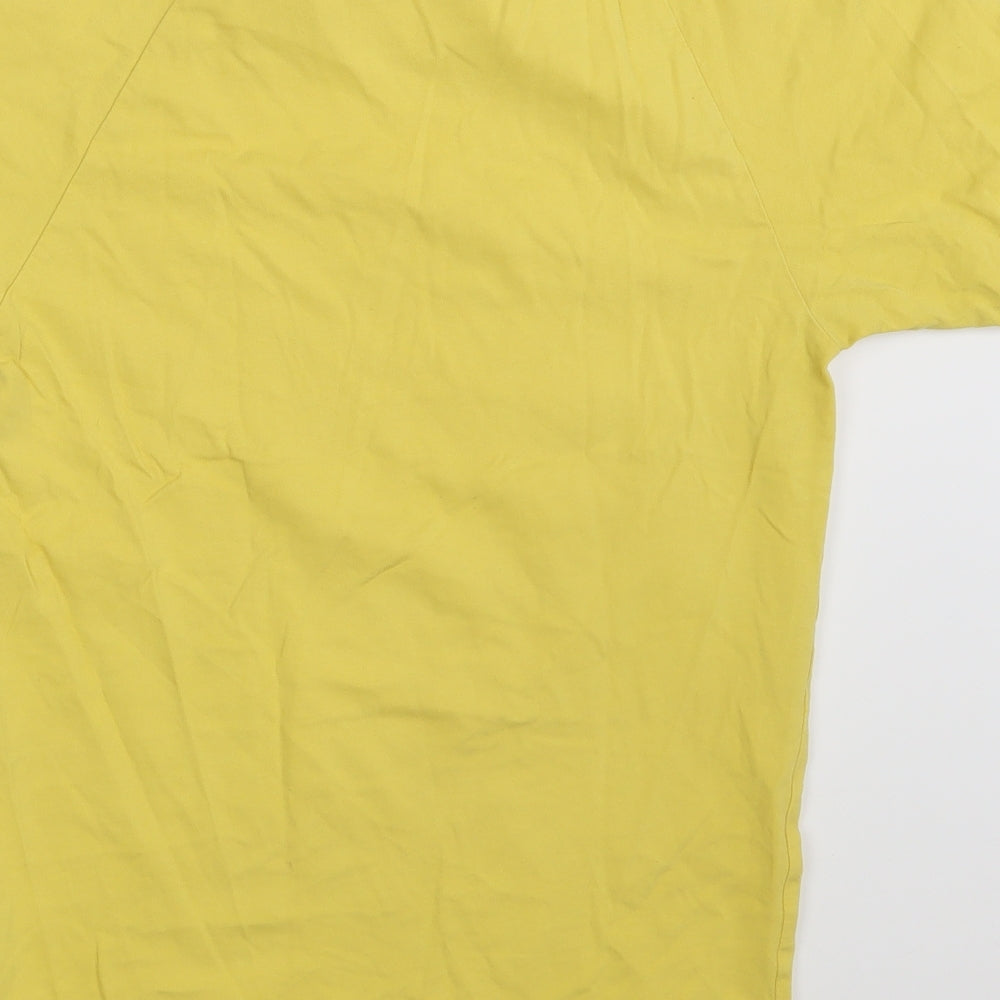 adidas Mens Yellow    T-Shirt Size XS