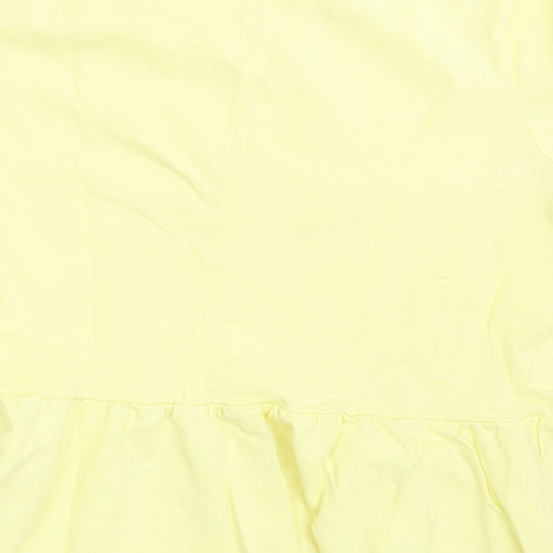 River Island Womens Yellow   Basic T-Shirt Size 8