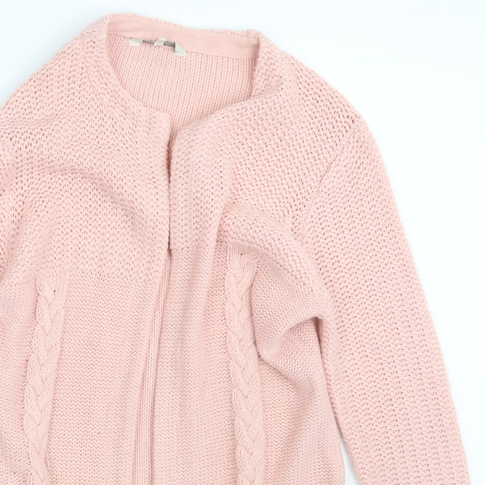 Peacocks Womens Pink   Wrap Jumper Size M