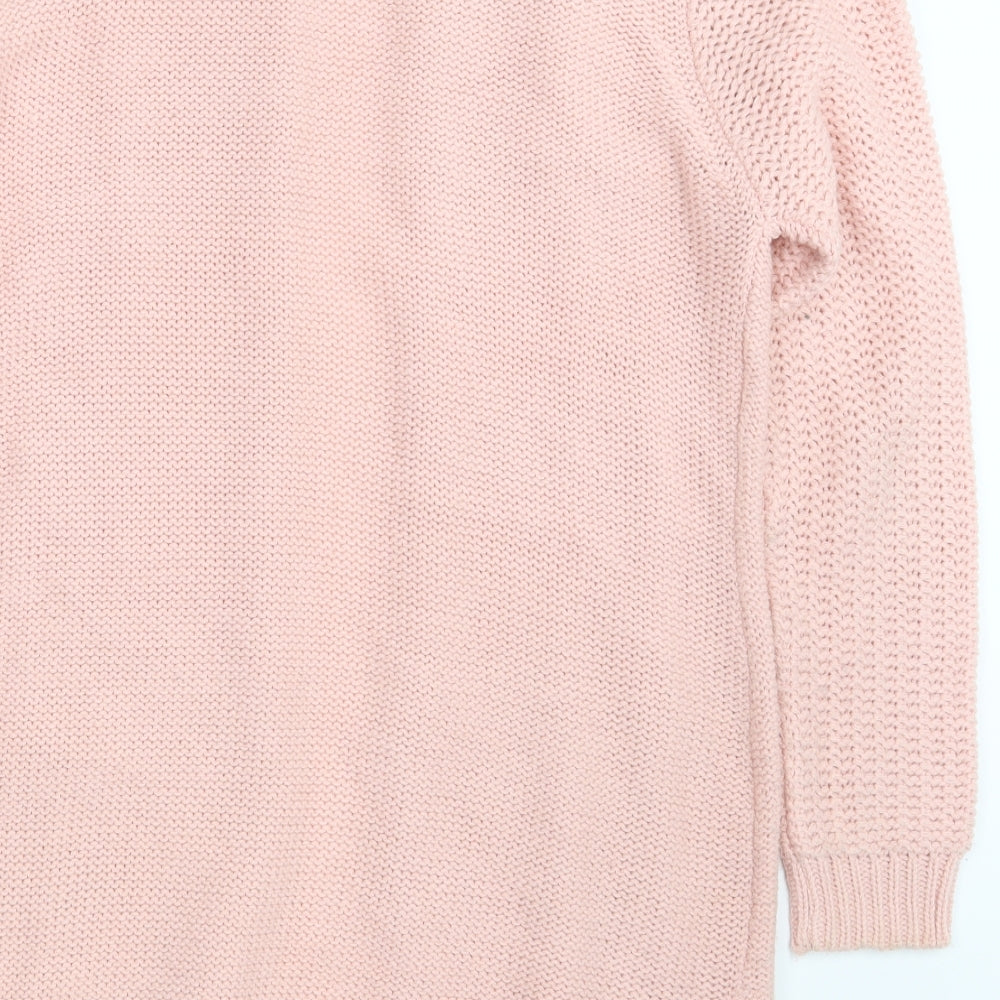 Peacocks Womens Pink   Wrap Jumper Size M