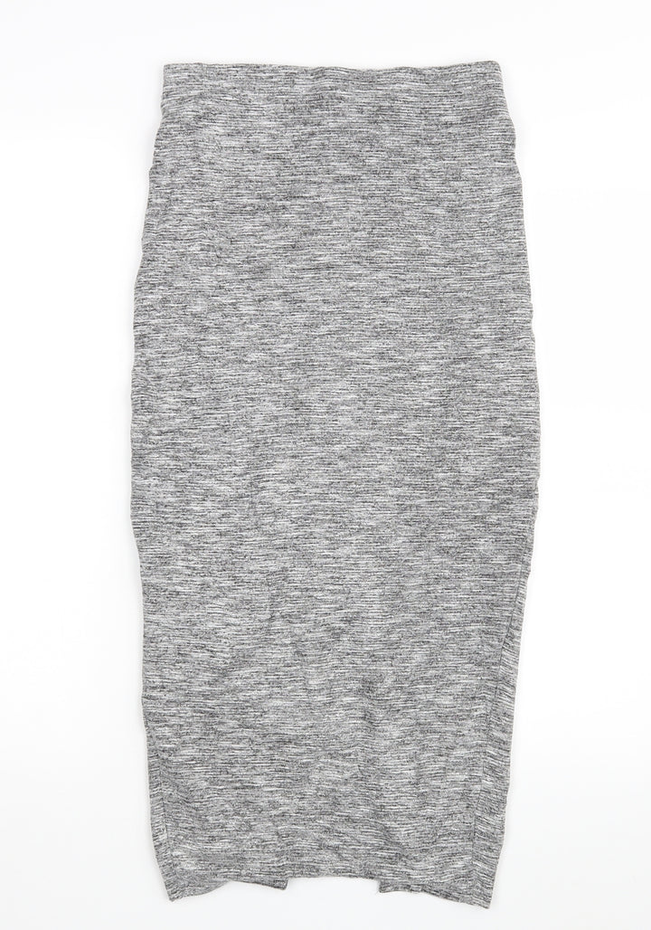 River Island Womens Grey   Straight & Pencil Skirt Size 6