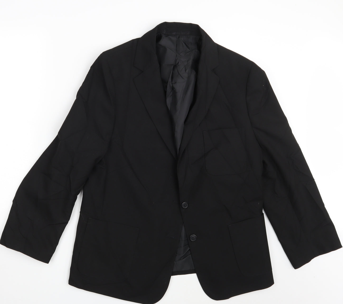 M&S Boys Black   Jacket Blazer Size 15-16 Years  - School Wear