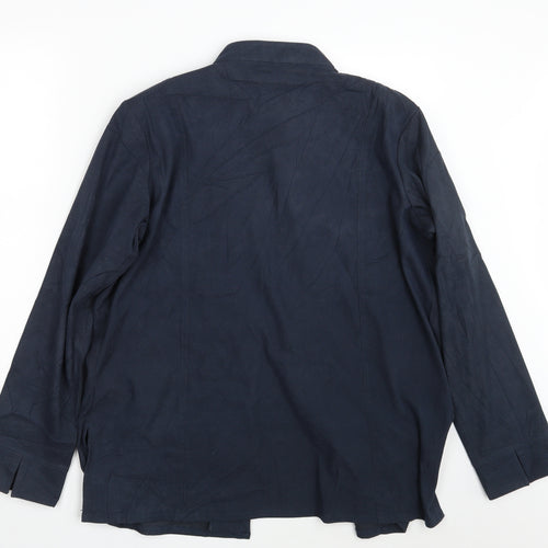 EWM Womens Blue   Basic Button-Up Size 20