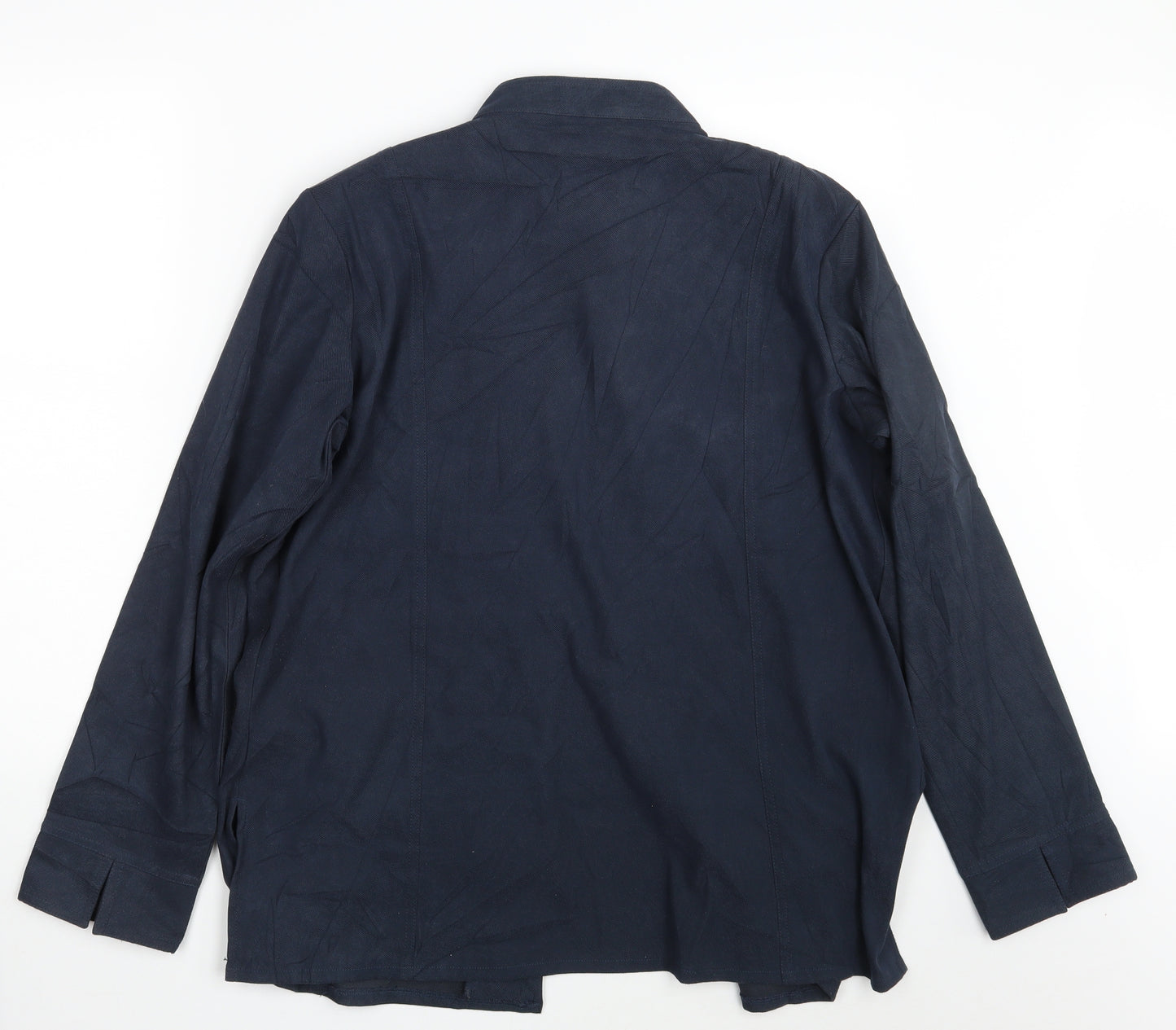 EWM Womens Blue   Basic Button-Up Size 20