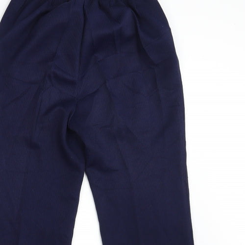 M&S Womens Blue   Bloomer Trousers Size 16 L26 in