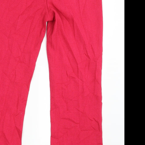 NEXT Womens Pink   Dress Pants Trousers Size 12 L28 in