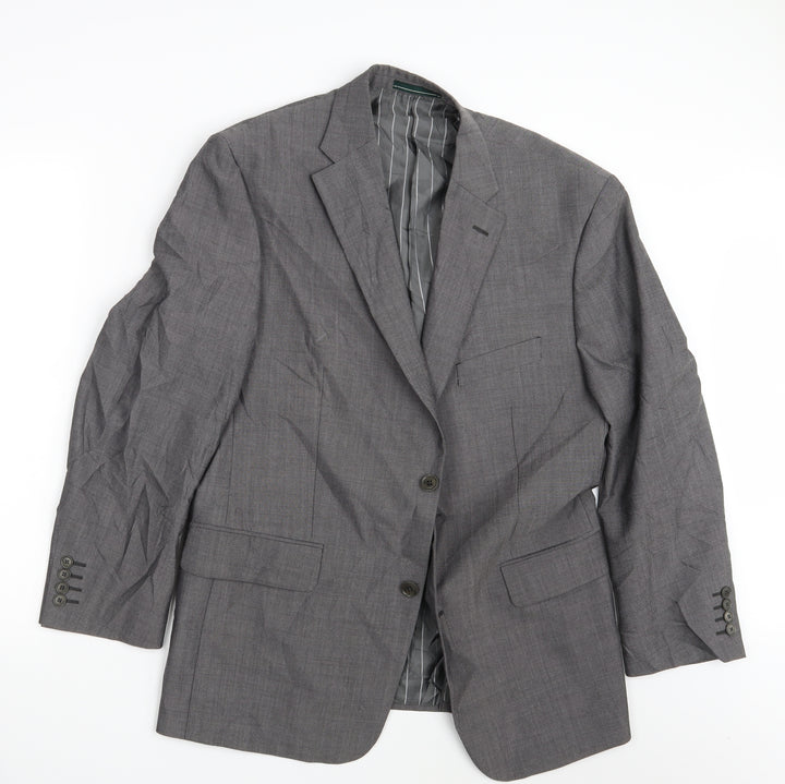 Greenwoods Mens Grey Jacket Blazer Size 42
