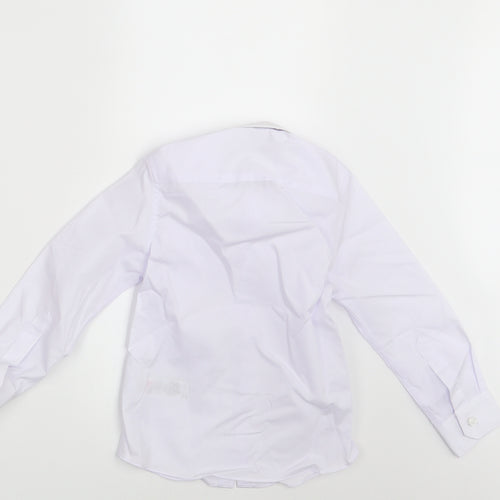 M&S Boys White   Basic Button-Up Size 4-5 Years