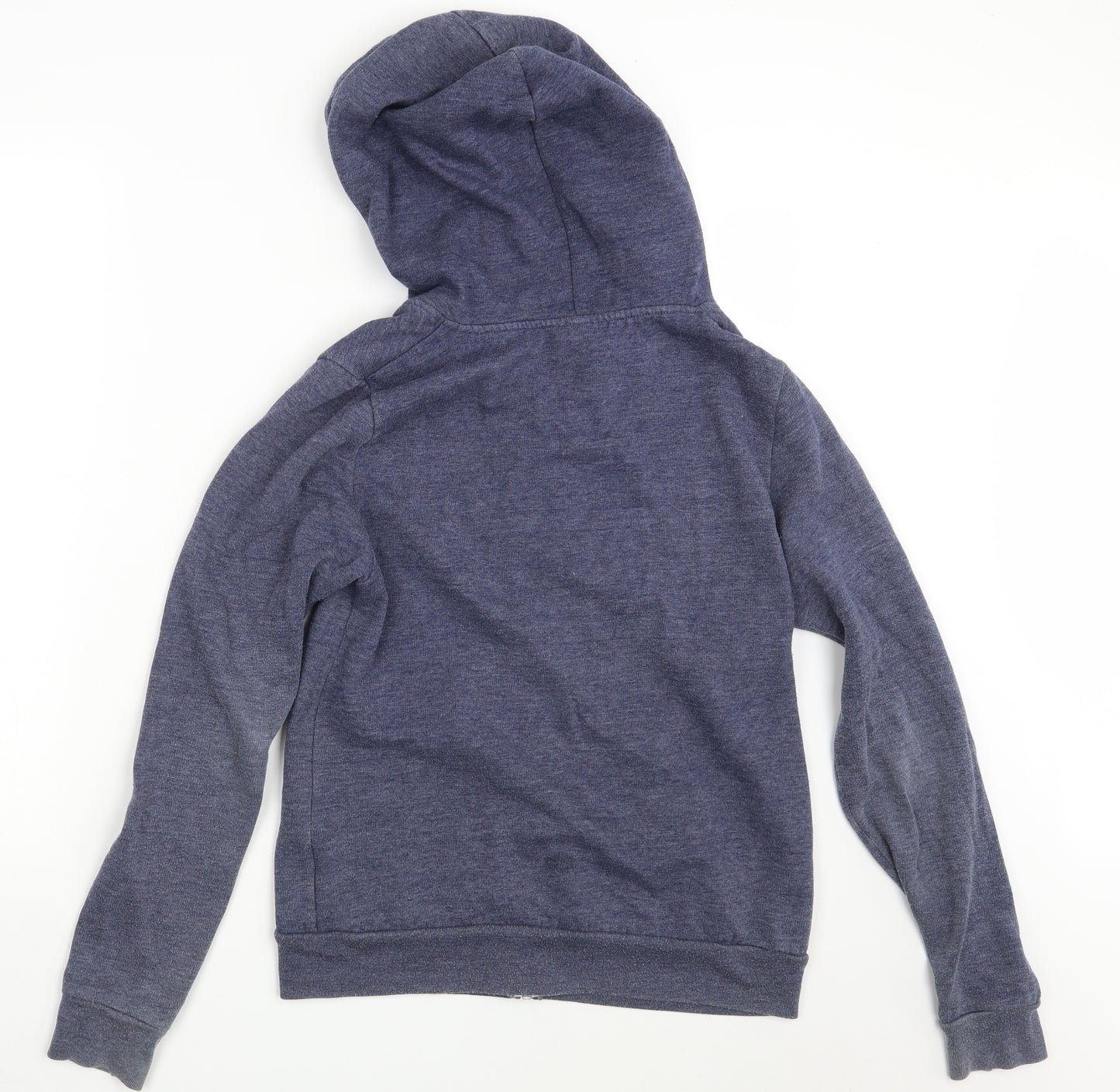 Topshop Womens Blue   Full Zip Hoodie Size 10