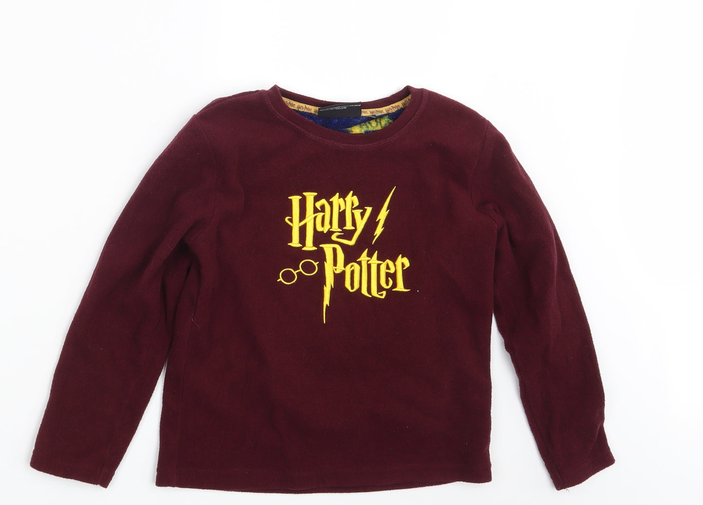 Harry Potter Girls Purple   Pullover Jumper Size 6-7 Years  - Harry Potter