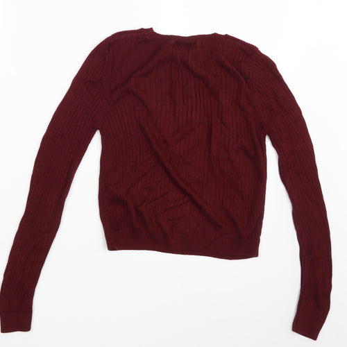 Topshop Womens Purple   Pullover Sweatshirt Size 10