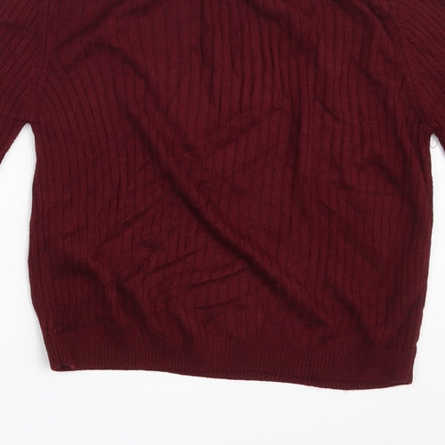 Topshop Womens Purple   Pullover Sweatshirt Size 10