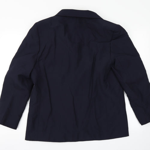 St Michael Womens Blue   Jacket Blazer Size 16