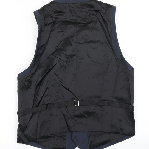 Goodsouls Mens Blue   Jacket Suit Waistcoat Size 40