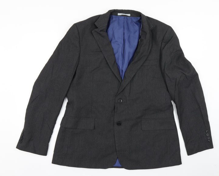 M&S Collection Mens Grey Jacket Blazer Size 44