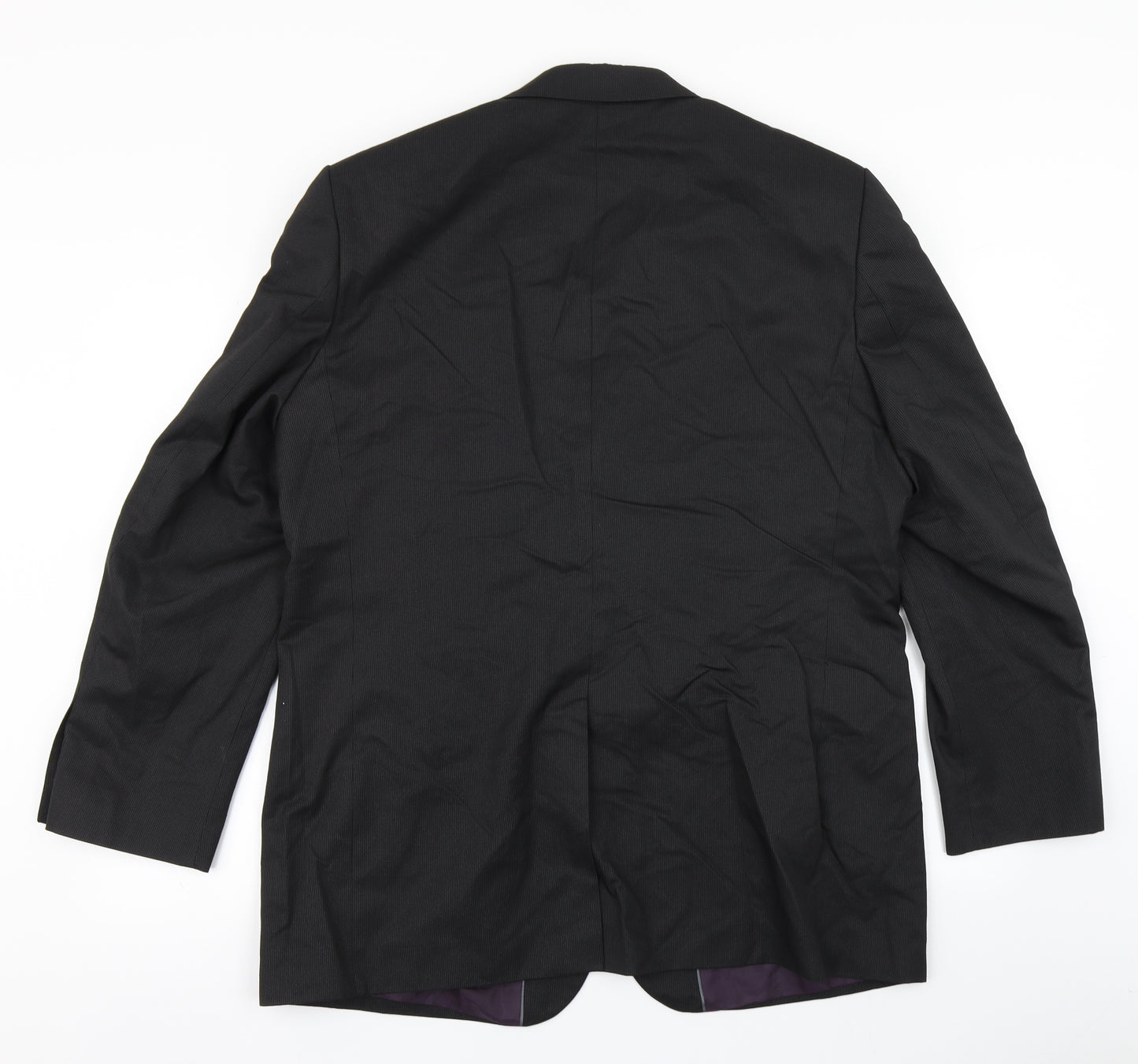 F&F Mens Black Striped  Jacket Blazer Size 44
