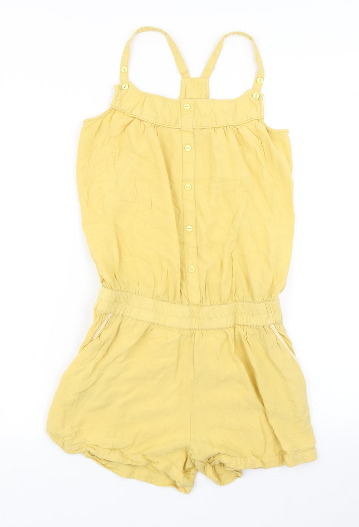 MAx Girls Yellow   Playsuit One-Piece Size M