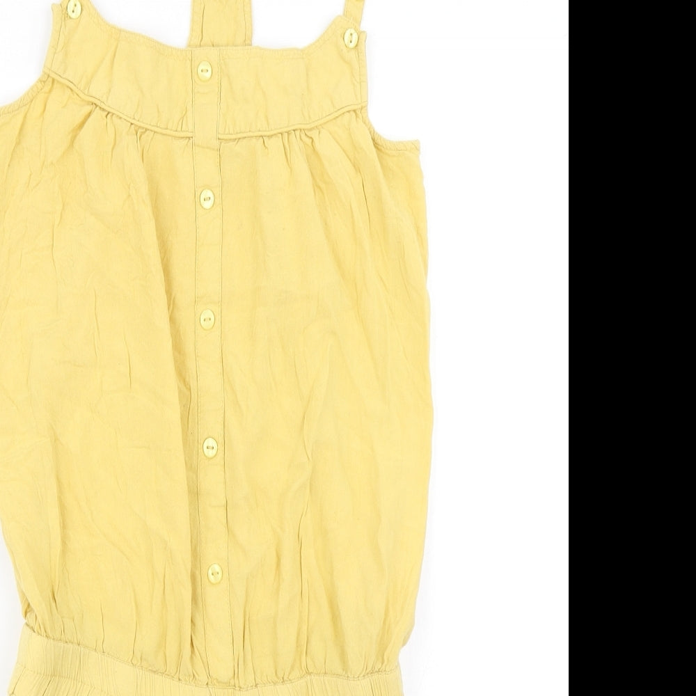 MAx Girls Yellow   Playsuit One-Piece Size M