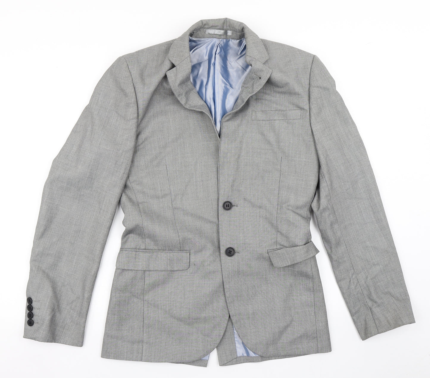 Cedar Wood State Mens Grey   Jacket Blazer Size 34