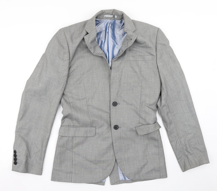 Cedar Wood State Mens Grey   Jacket Blazer Size 34