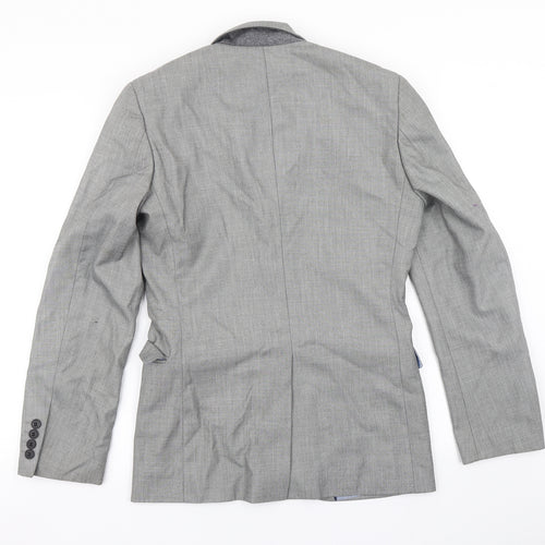 Cedar Wood State Mens Grey   Jacket Blazer Size 34