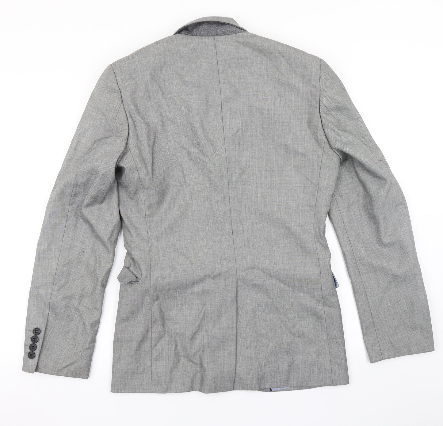 Cedar Wood State Mens Grey   Jacket Blazer Size 34
