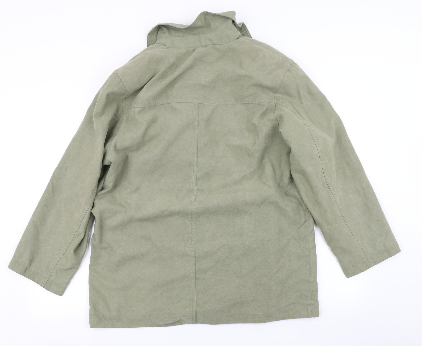 Preworn Womens Green   Overcoat Coat Size 12