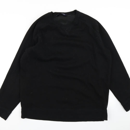 Bridgeport Mens Black   Pullover Sweatshirt Size L