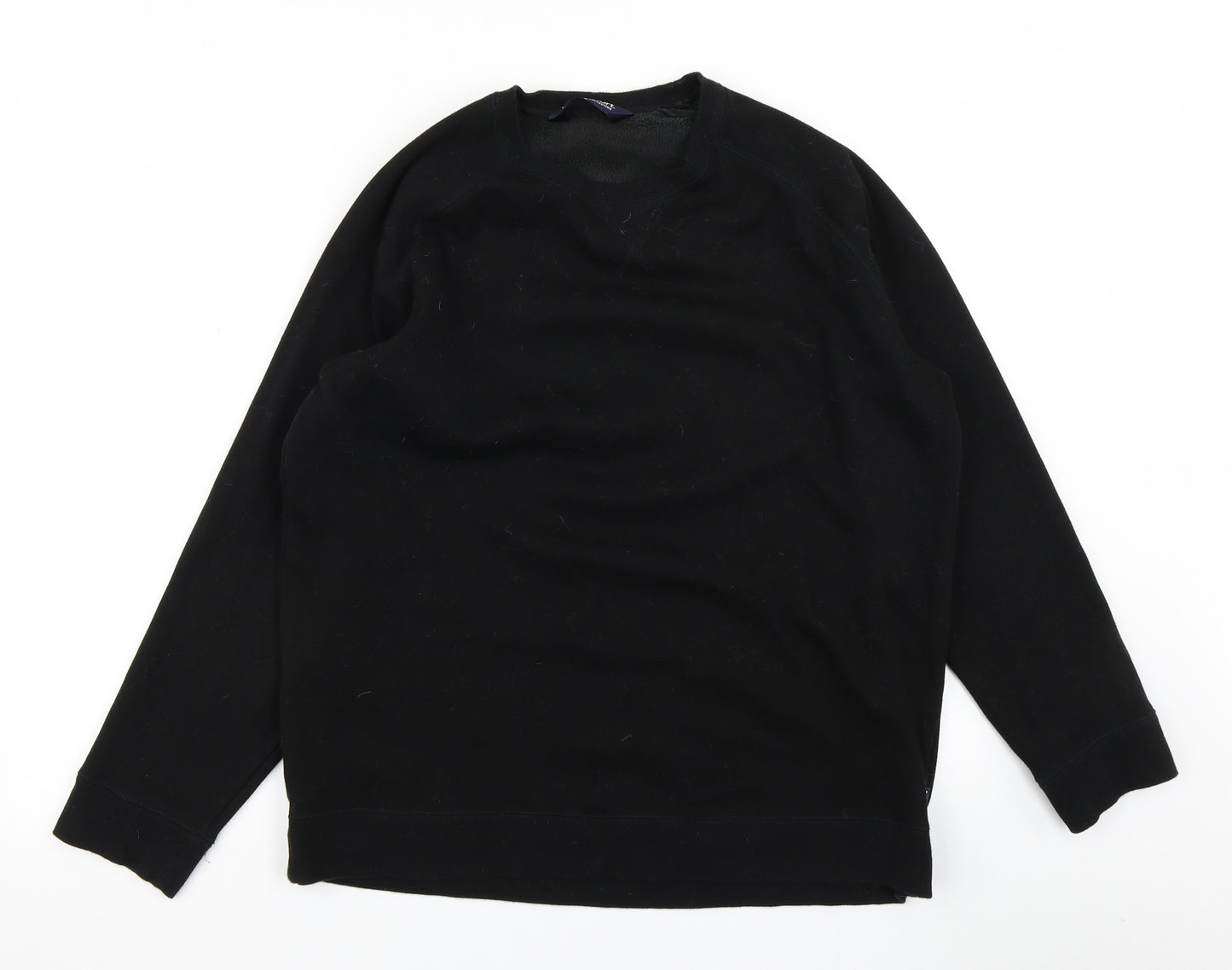 Bridgeport Mens Black   Pullover Sweatshirt Size L