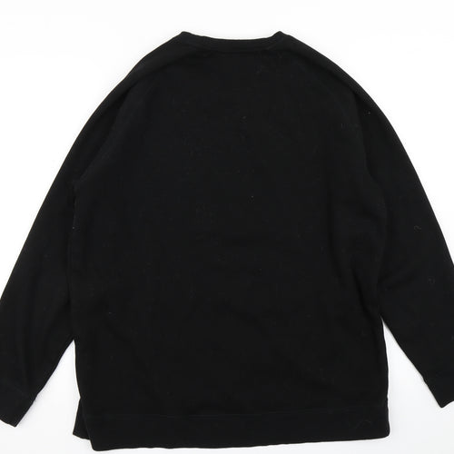 Bridgeport Mens Black   Pullover Sweatshirt Size L