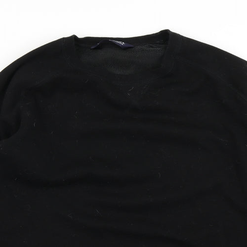 Bridgeport Mens Black   Pullover Sweatshirt Size L