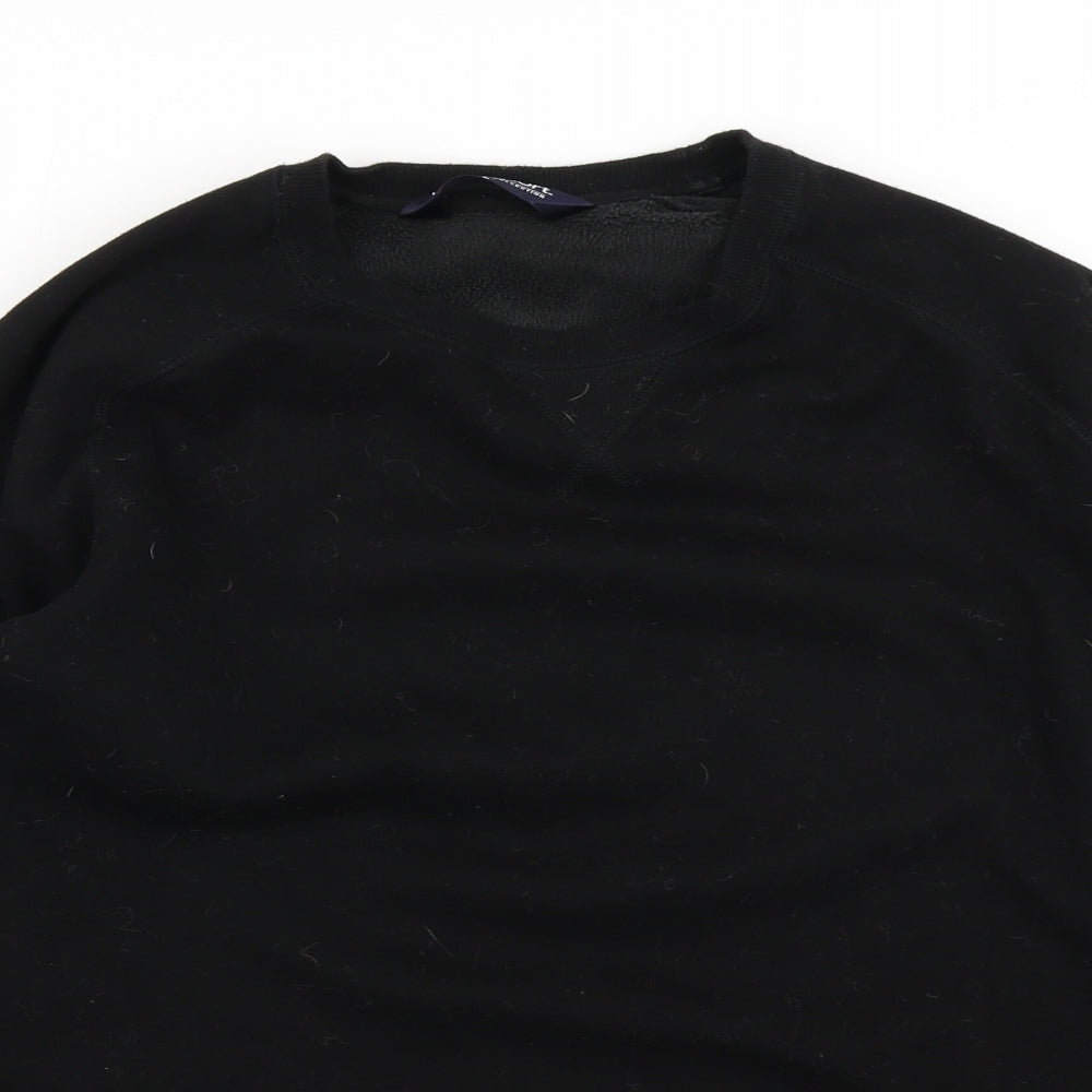 Bridgeport Mens Black   Pullover Sweatshirt Size L