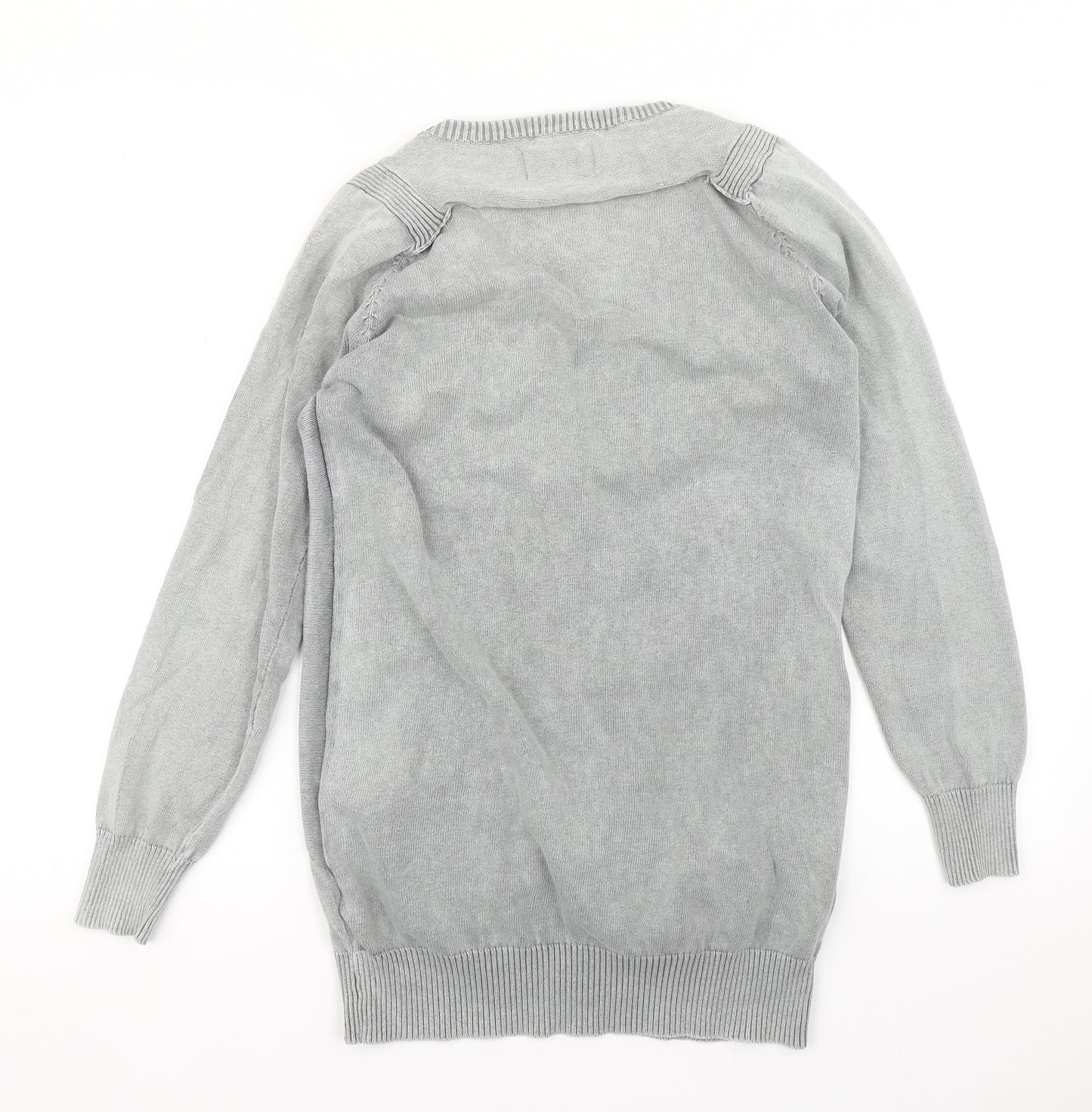 Insight Womens Grey  Knit Cardigan Jumper Size 10