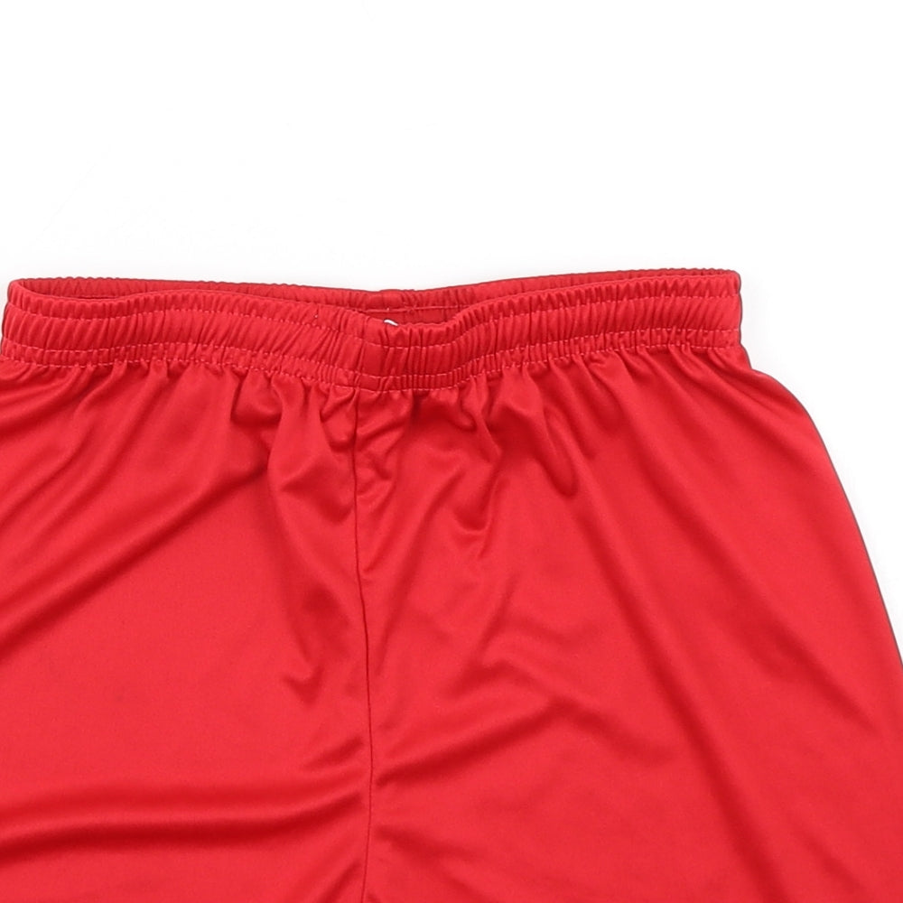 Diadora Boys Red   Sweat Shorts Size 8 Years