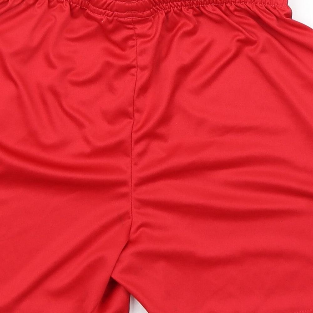 Diadora Boys Red   Sweat Shorts Size 8 Years